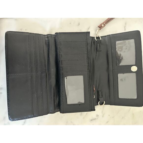 American west tri fold wallet with strap - Picture 7 of 11